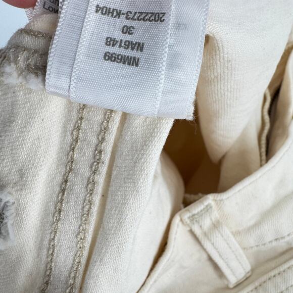 Madewell The‎ Perfect Vintage Wide Leg Jeans White Size 30 - Picture 9 of 11